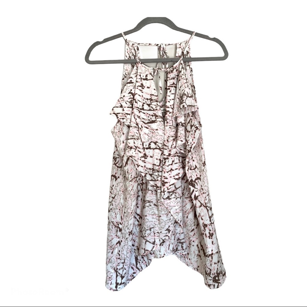Robbi & Nikki silk halter tank top M